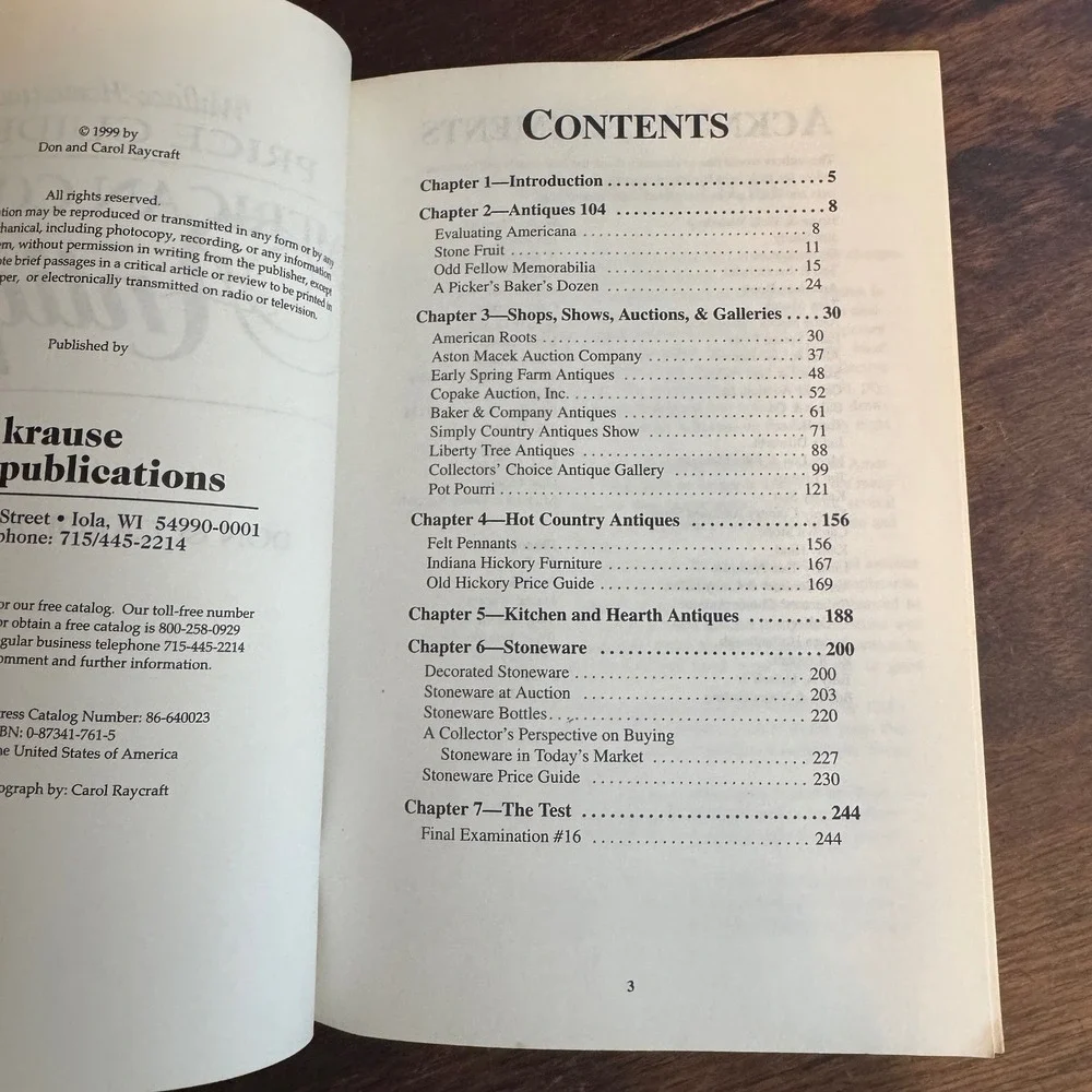 Wallace-Homestead‎ Price Guide To American Country Antiques 16th Edition